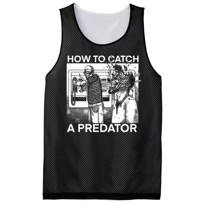 How To Catch A Predator Leon Gary Plauche Mesh Reversible Basketball Jersey Tank