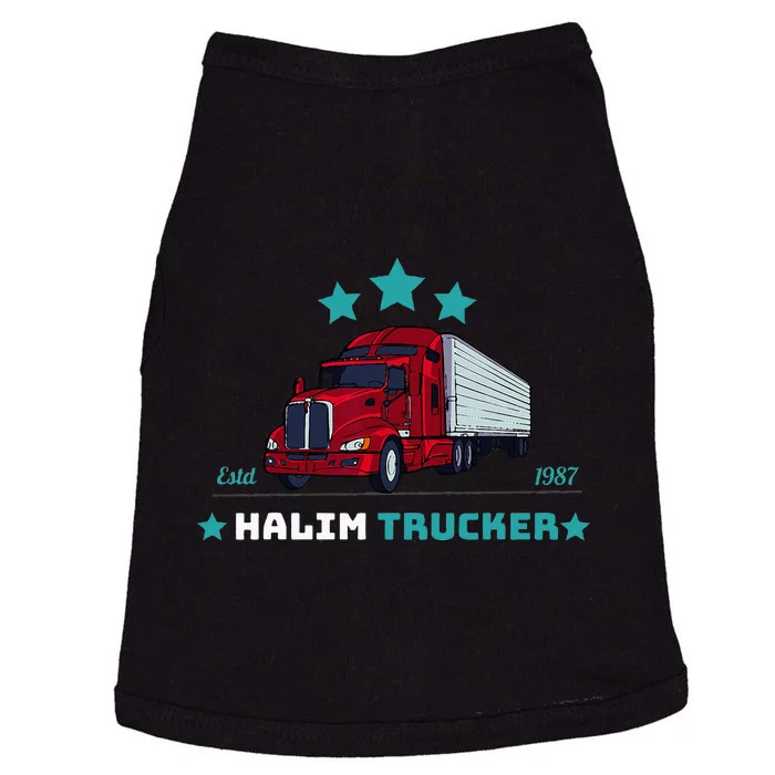 Halim Trucker Custom Design 2 Doggie Tank