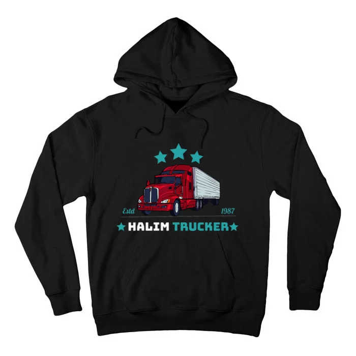 Halim Trucker Custom Design 2 Tall Hoodie