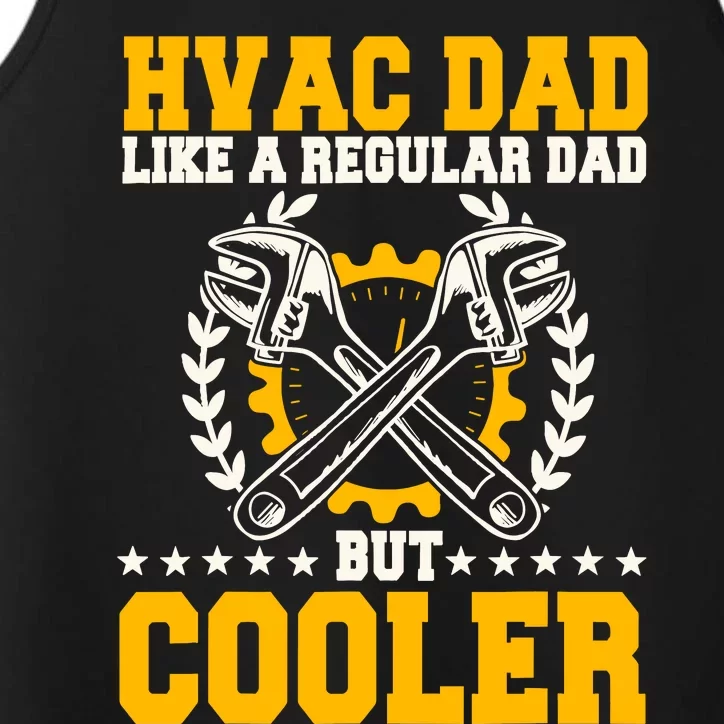 Hvac Technician Dad Mechanic Work Tech Service FatherS Day Performance Tank