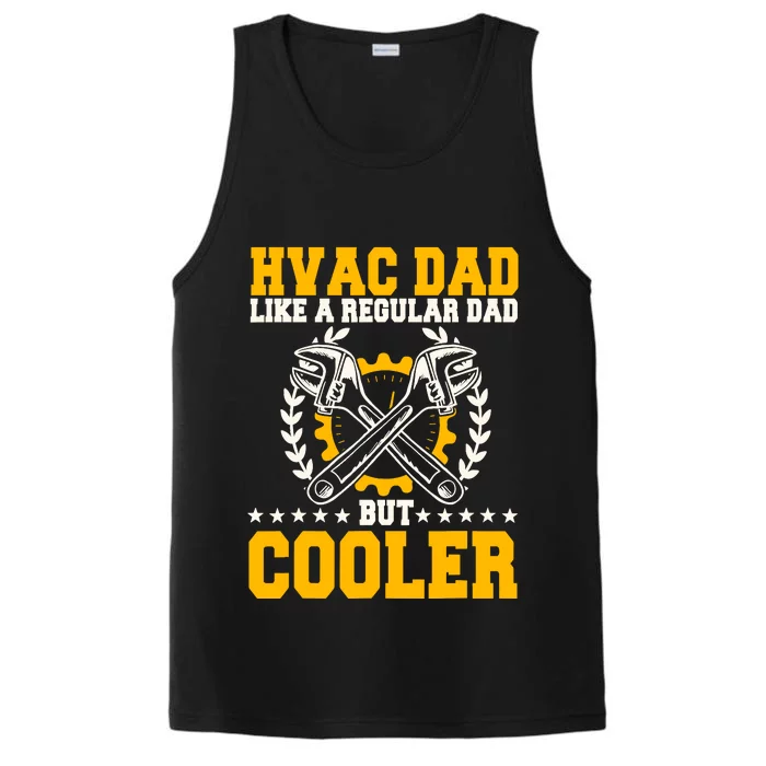 Hvac Technician Dad Mechanic Work Tech Service FatherS Day Performance Tank