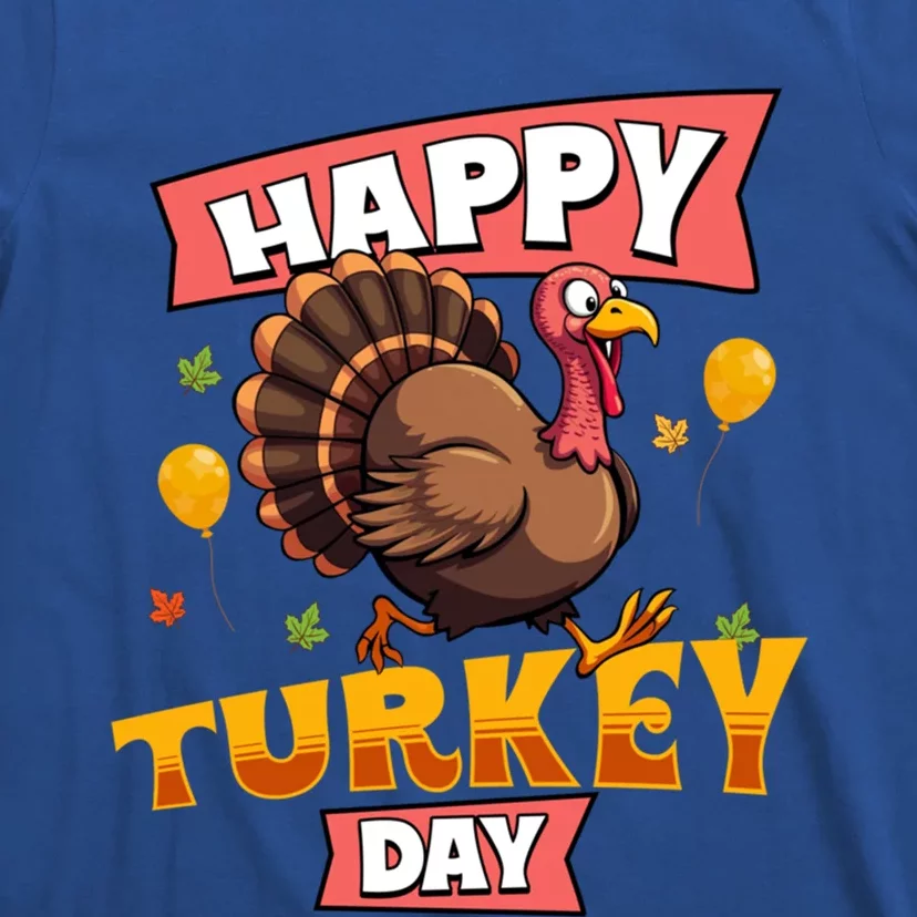 Happy Turkey Day Thanksgiving Family Group Matching Gift T-Shirt