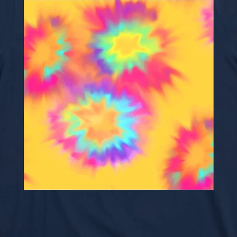 Hippie Tye Dye Neon Pattern T-Shirt