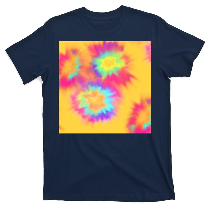 Hippie Tye Dye Neon Pattern T-Shirt