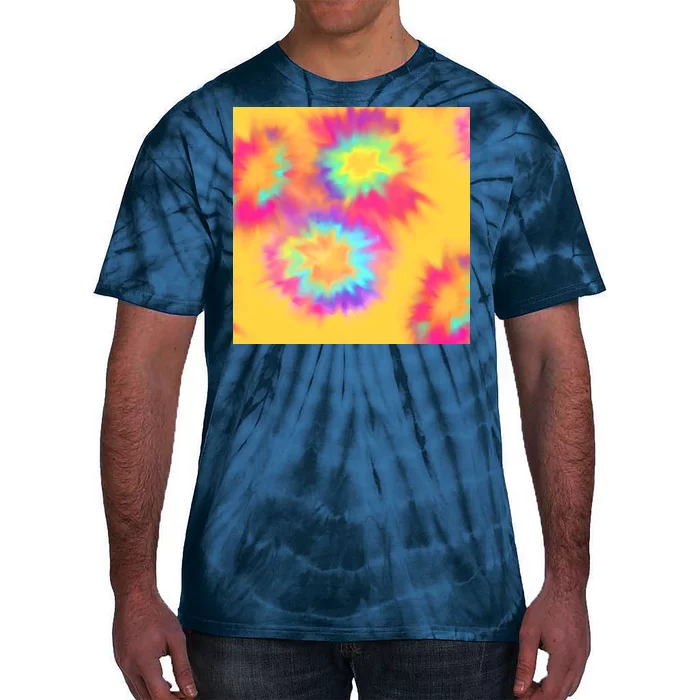 Hippie Tye Dye Neon Pattern Tie-Dye T-Shirt