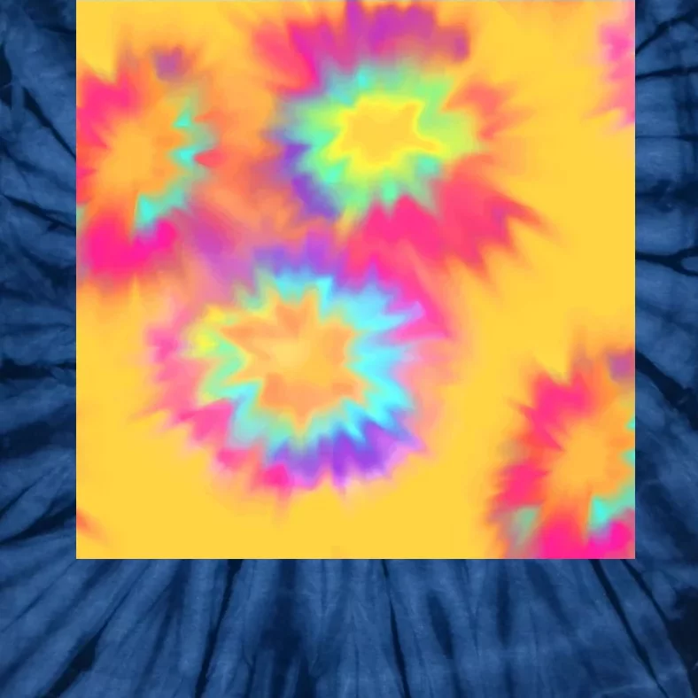 Hippie Tye Dye Neon Pattern Tie-Dye T-Shirt