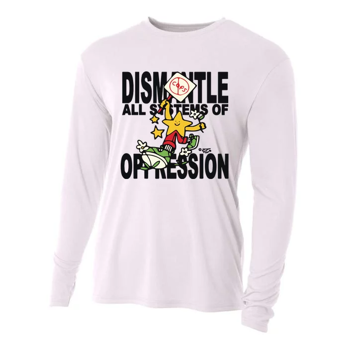 Honey Tv Dismantle All Systems Of Oppression Cooling Performance Long Sleeve Crew