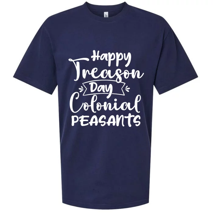 Happy Treason Day Colonial Peasants Sueded Cloud Jersey T-Shirt