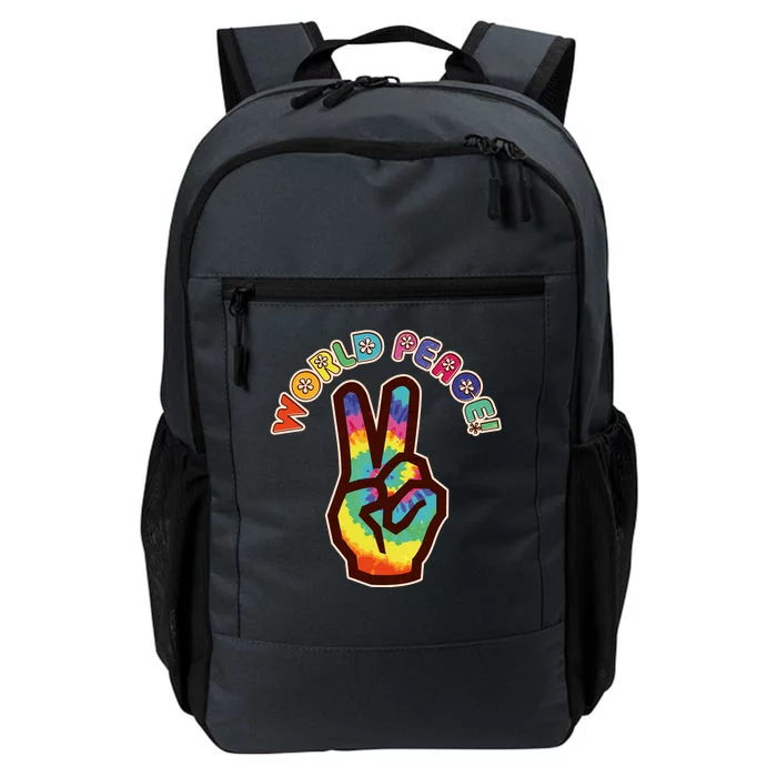 Hippy Tie Dye World Peace Daily Commute Backpack