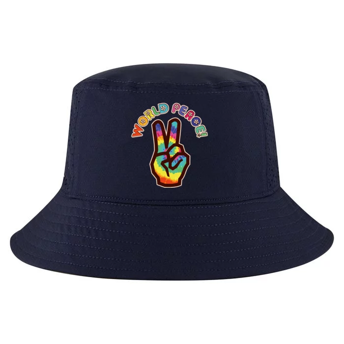 Hippy Tie Dye World Peace Cool Comfort Performance Bucket Hat