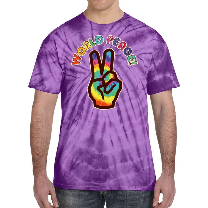 Hippy Tie Dye World Peace Tie-Dye T-Shirt