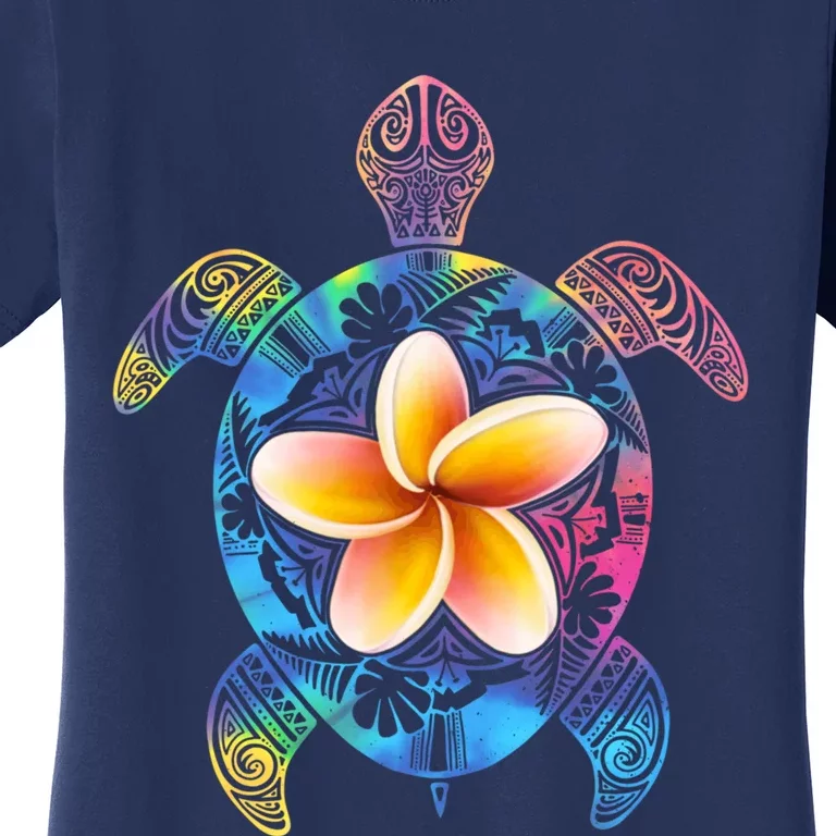 Hawaiian Tie Dye Sea Turtle Women's T-Shirt