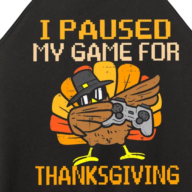 Happy Thanksgiving Dabbing Gamer Turkey Boy Girl Women’s Perfect Tri Rocker Tank