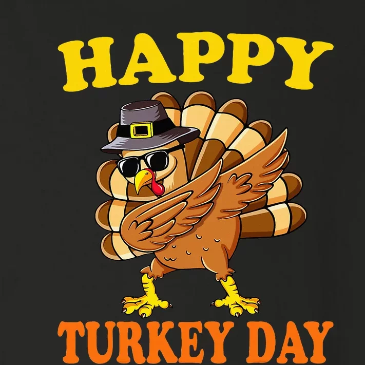 Happy Turkey Day Little Pilgrim Thanksgiving Toddler Long Sleeve Shirt