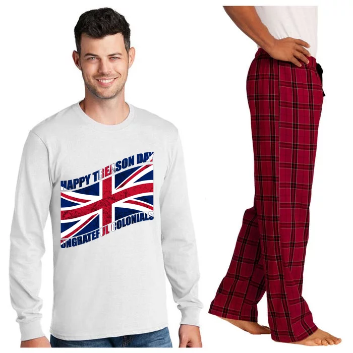 Happy Treason Day Ungrateful Colonials Long Sleeve Pajama Set