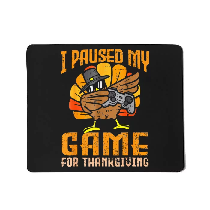 Happy Thanksgiving Dabbing Gamer Turkey Mousepad