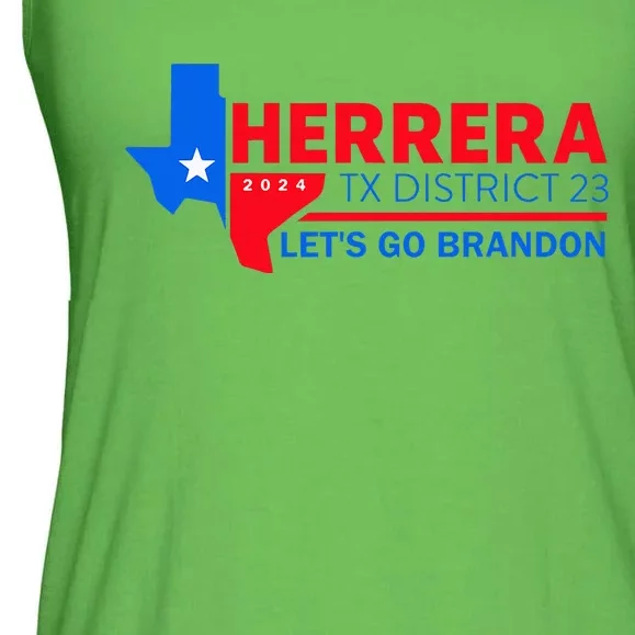 Herrera Tx District 23 LetS Go Brandon 2024 Quote Ladies Essential Flowy Tank