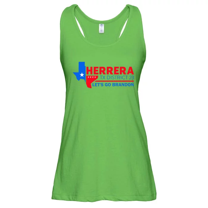 Herrera Tx District 23 LetS Go Brandon 2024 Quote Ladies Essential Flowy Tank