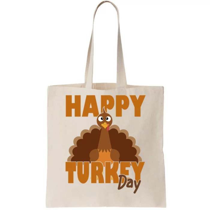 Happy Turkey Day Thanksgiving Holiday Tote Bag