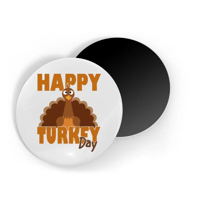 Happy Turkey Day Thanksgiving Holiday Magnet