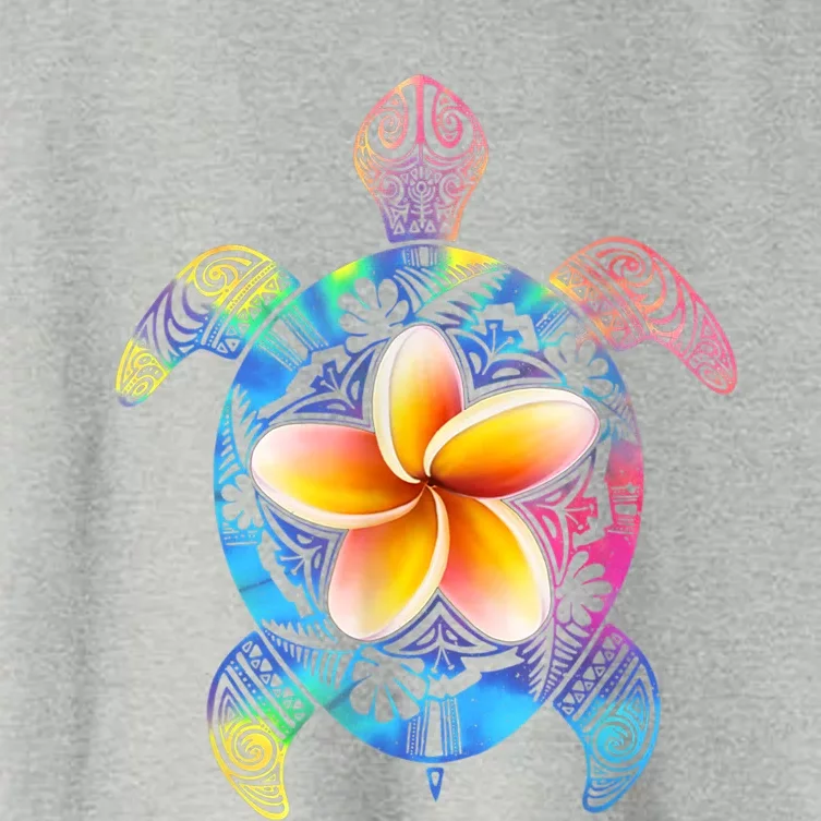 Hawaiian Tie Dye Sea Turtle Gift Cool Hawaii Gift For Men And Women Women's Crop Top Tee