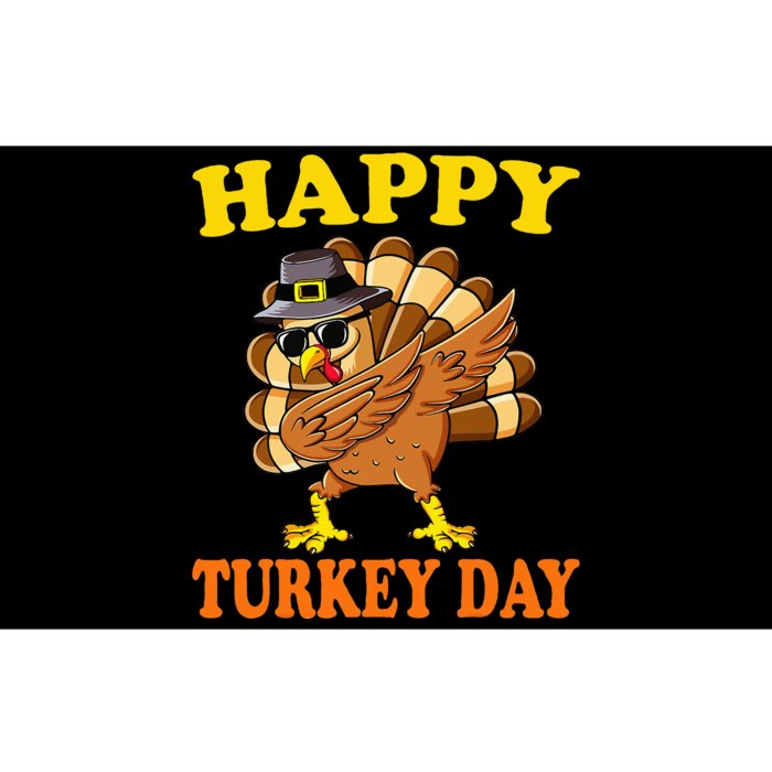 Happy Turkey Day  Cute Little Pilgrim Gift Thanksgiving Bumper Sticker