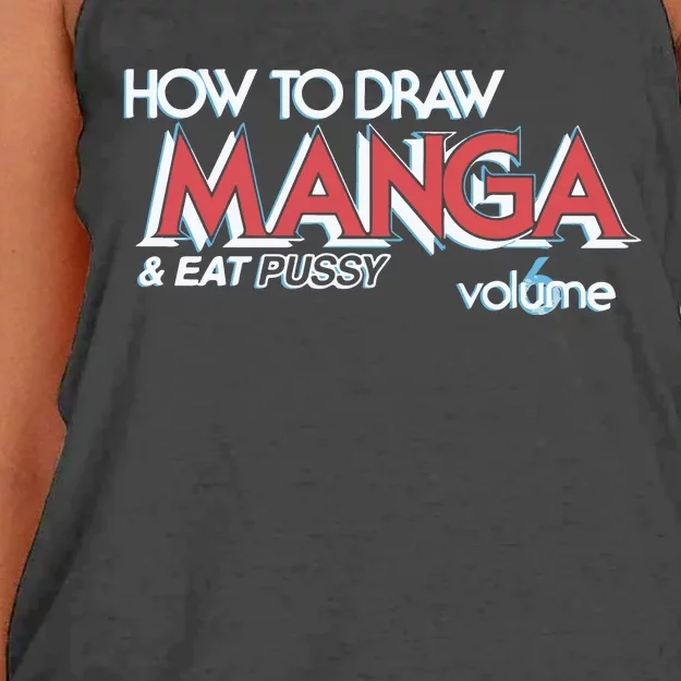 How To Draw Manga And Eat Pussy Women's Knotted Racerback Tank