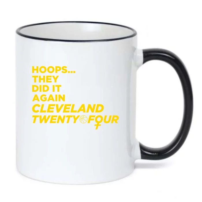 Hoops They Did It Again Cleveland Twenty Four Black Color Changing Mug