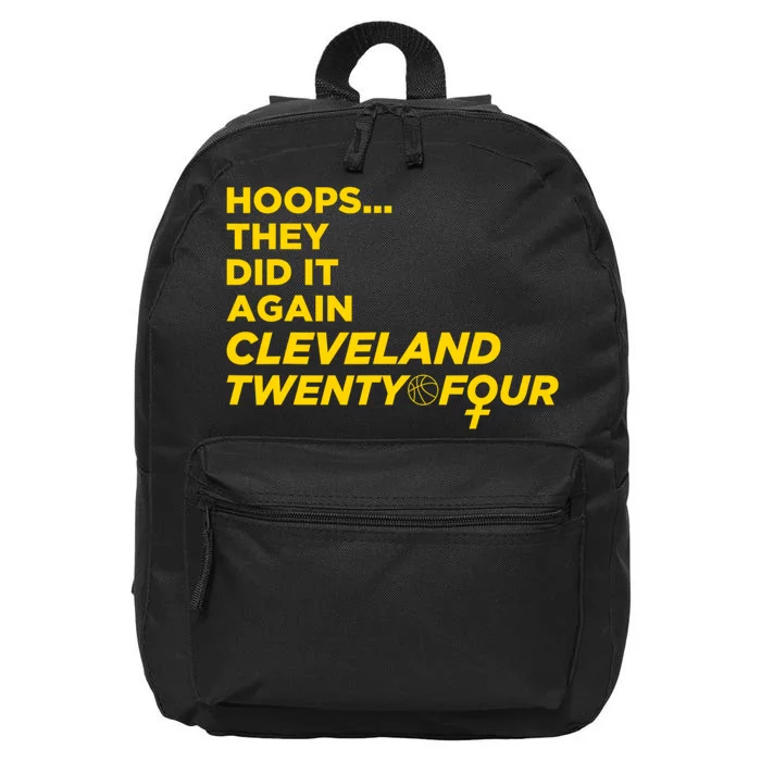 Hoops They Did It Again Cleveland Twenty Four 16 in Basic Backpack