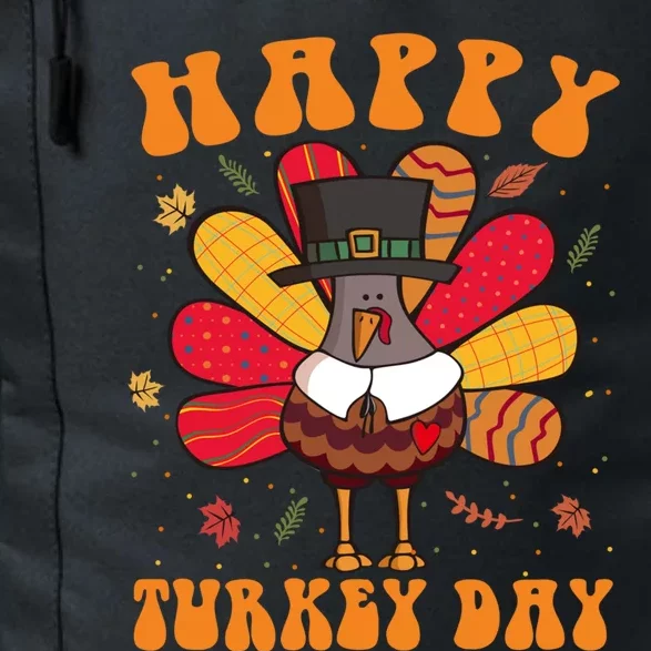 Happy Turkey Day Cute Little Pilgrim Thanksgiving Costume Gift Daily Commute Backpack