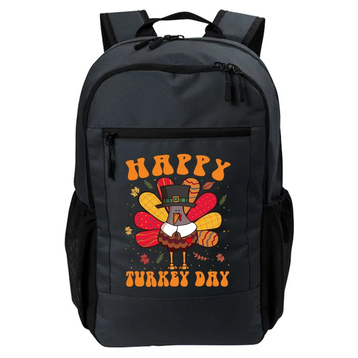 Happy Turkey Day Cute Little Pilgrim Thanksgiving Costume Gift Daily Commute Backpack