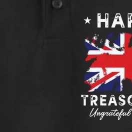 Happy Treason Day Ungrateful Colonials 4th July British Flag Dry Zone Grid Performance Polo