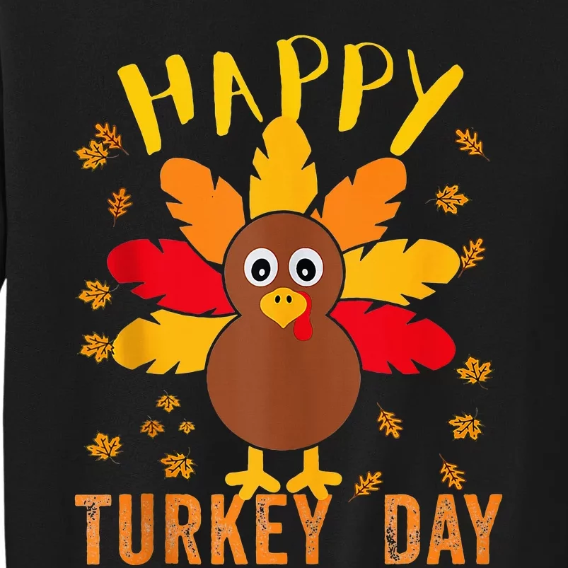 Happy Turkey Day Thanksgiving Cute Costume Celebration Sweatshirt