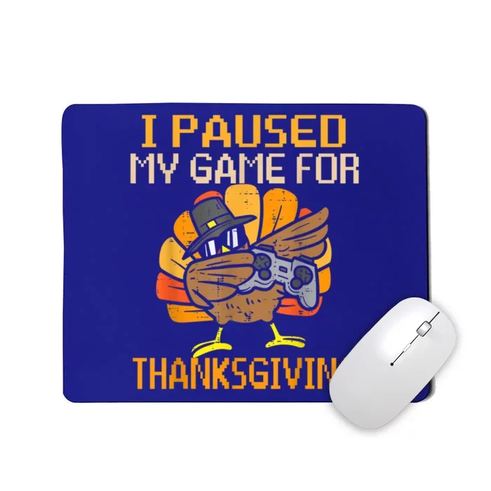 Happy Thanksgiving Dabbing Gamer Turkey Gift Mousepad