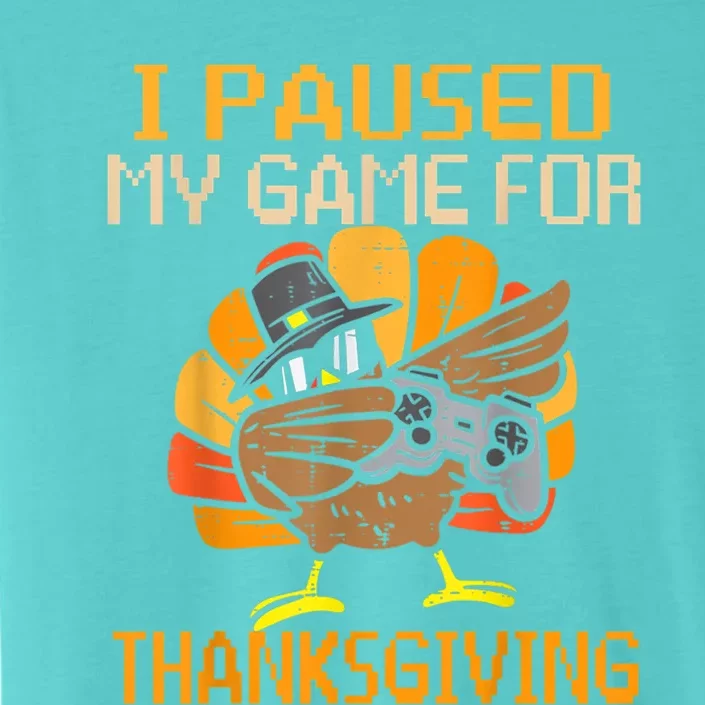 Happy Thanksgiving Dabbing Gamer Turkey Gift ChromaSoft Performance T-Shirt