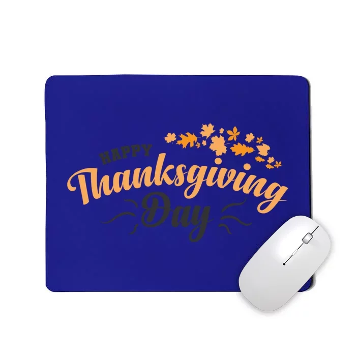 Happy Thanksgiving Day Turkey Usa Family Gift Mousepad