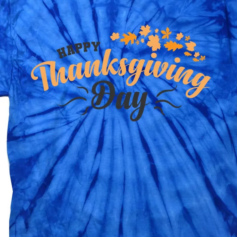 Happy Thanksgiving Day Turkey Usa Family Gift Tie-Dye T-Shirt