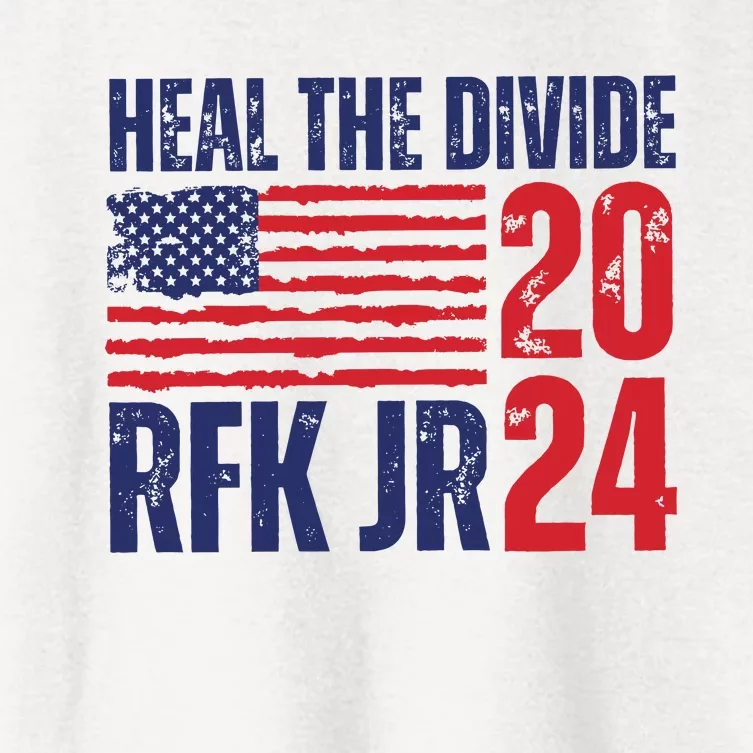 Heal The Divided Jfk Jr 2024 Women's Crop Top Tee