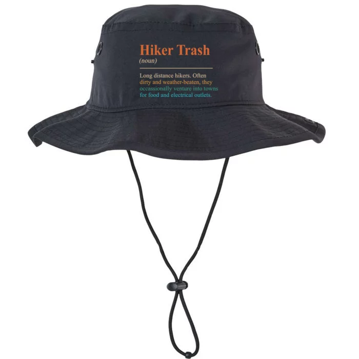 Hiker Trash Definition Funny Hiking Lover Hiking Trail Legacy Cool Fit Booney Bucket Hat