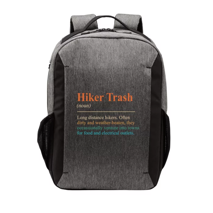 Hiker Trash Definition Funny Hiking Lover Hiking Trail Vector Backpack