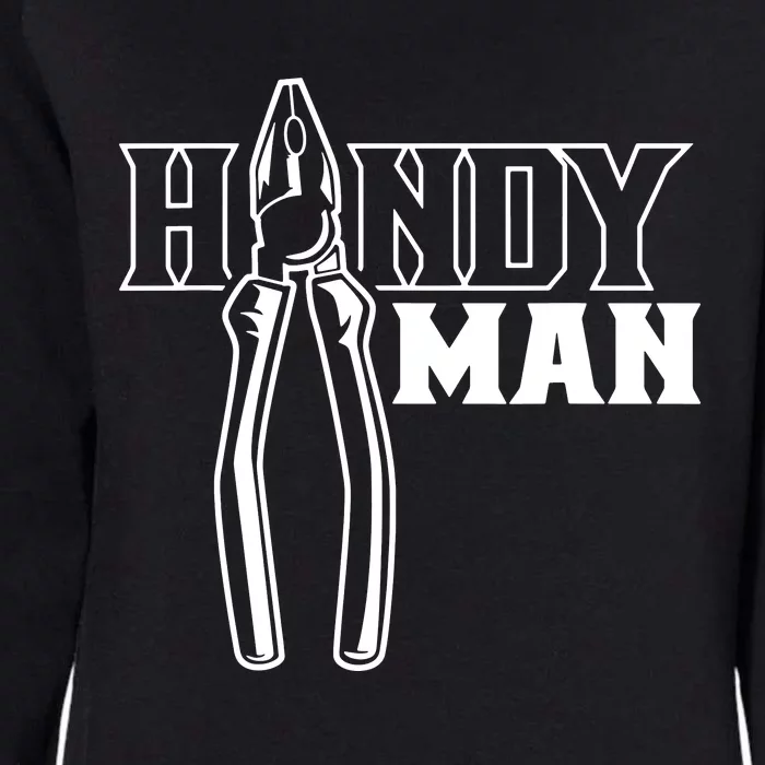 Handyman Title Diy Fix Handyman Womens California Wash Sweatshirt