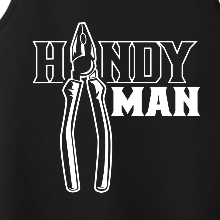 Handyman Title Diy Fix Handyman Performance Tank