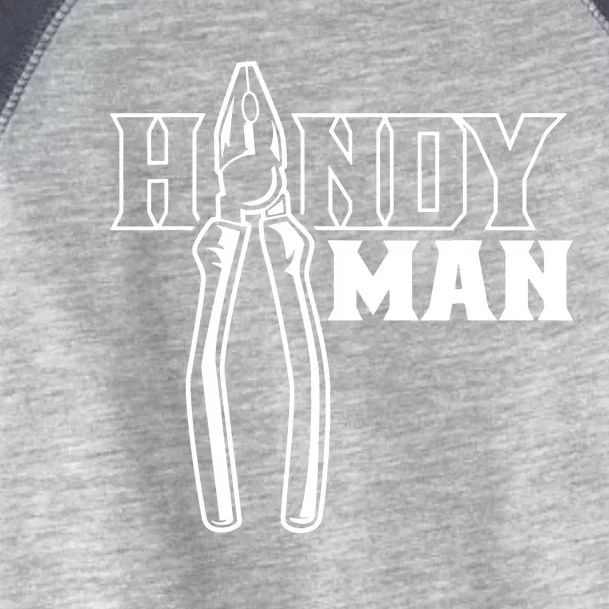 Handyman Title Diy Fix Handyman Toddler Fine Jersey T-Shirt