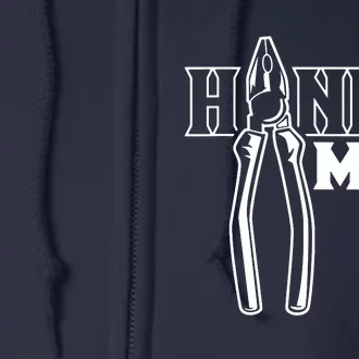 Handyman Title Diy Fix Handyman Full Zip Hoodie