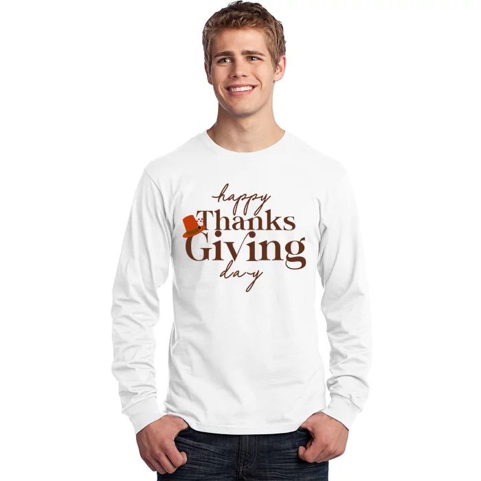 Happy Thanksgiving Day Long Sleeve Shirt