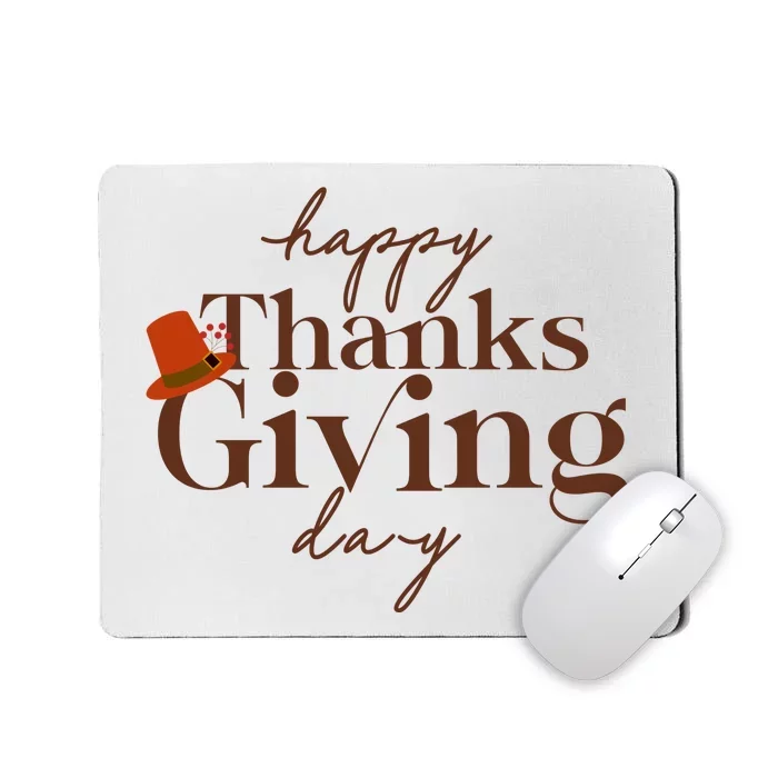 Happy Thanksgiving Day Mousepad