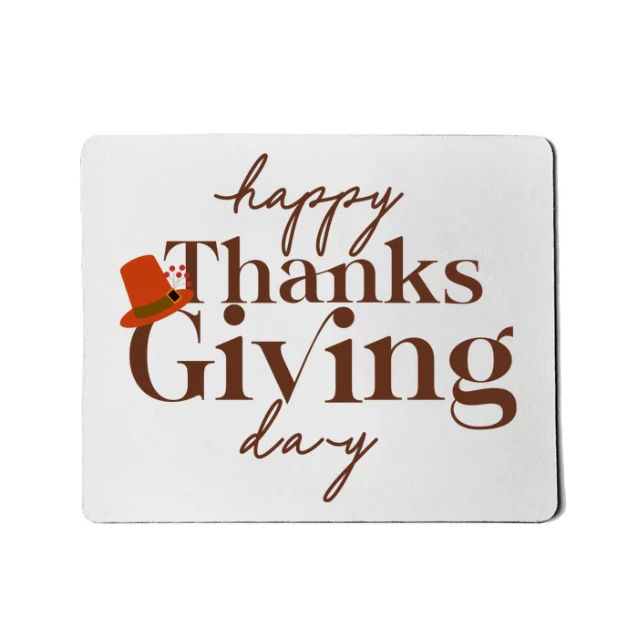 Happy Thanksgiving Day Mousepad