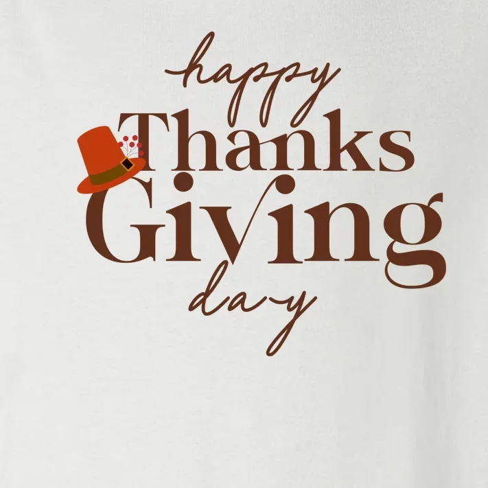 Happy Thanksgiving Day Toddler Long Sleeve Shirt