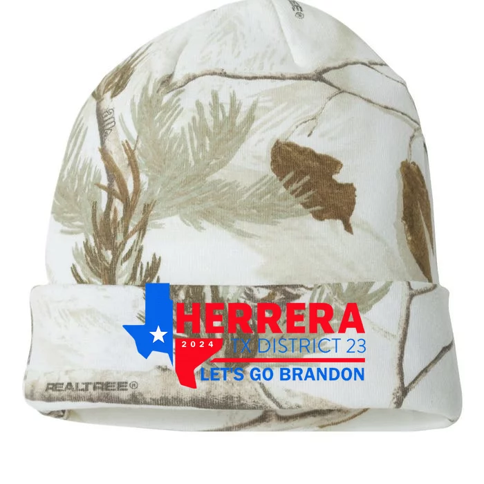 Herrera Tx District 23 LetS Go Brandon 2024 Quote Kati - 12in Camo Beanie