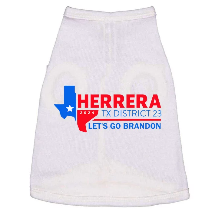 Herrera Tx District 23 LetS Go Brandon 2024 Quote Doggie Tank